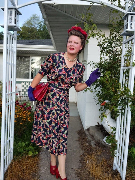 E-PATTERN 1940 Dress E5087