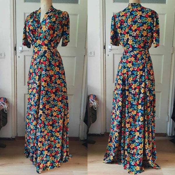 1938 Dinner Dresses D30-9906