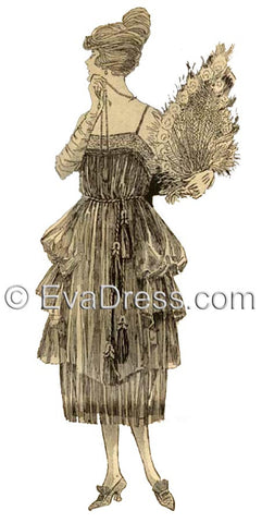 1920 Evening Frock E20-1920-1