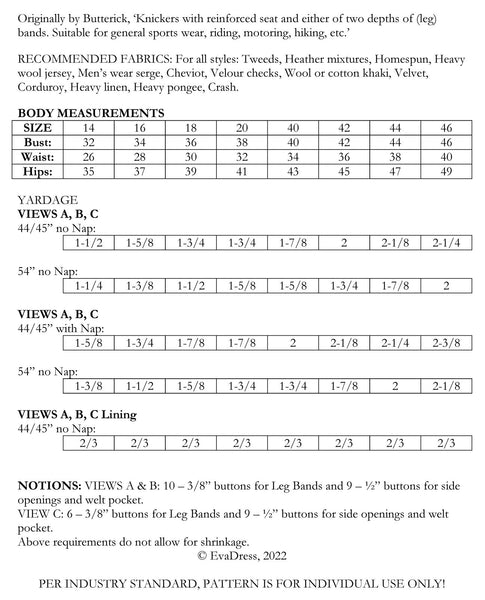 1920's Ladies' Knickers Sp20-3496