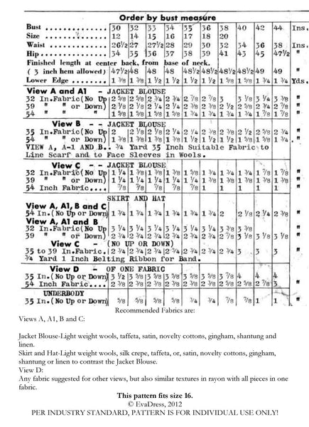 1933 Katharine Hepburn Ensemble D30-5156
