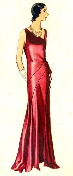 1930 Evening Gown E30-6298