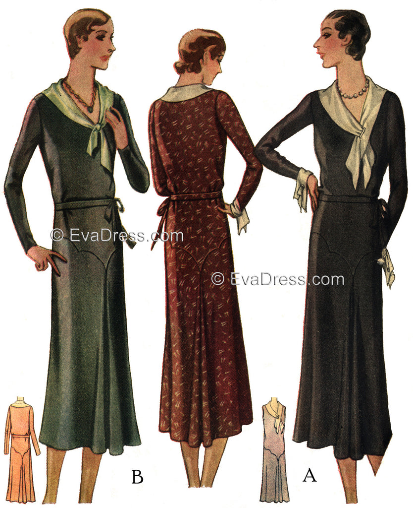 1929 Street Frock D20-6329