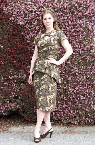 1945 Day or Evening Dress, E40-6111