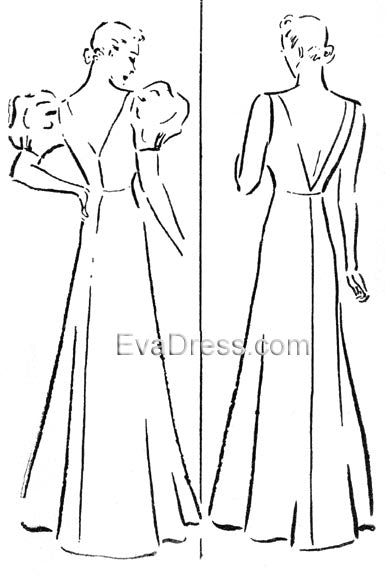 1930s Dress with Bolero D30-764