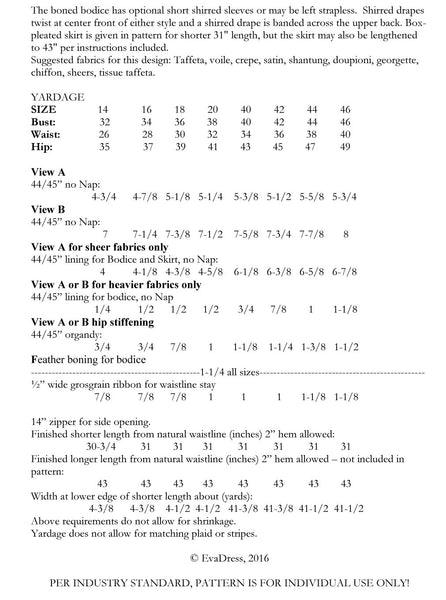 1953 Evening Dress E50-9509