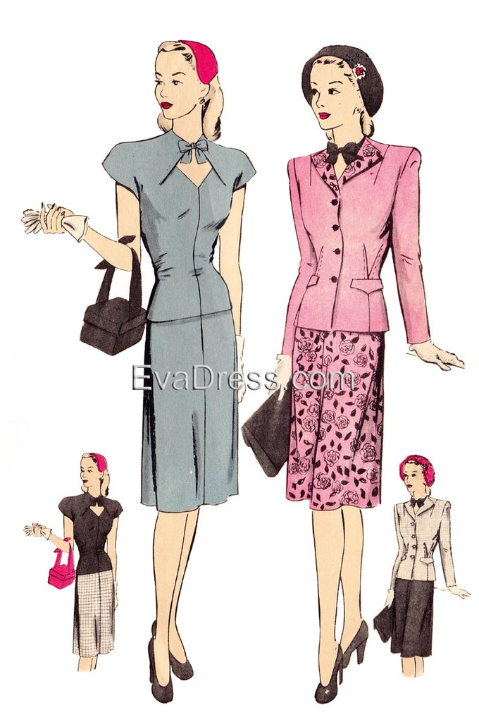 The Next EvaDress Pattern Challenge to Launch March 1, 2019 - 1940's!!