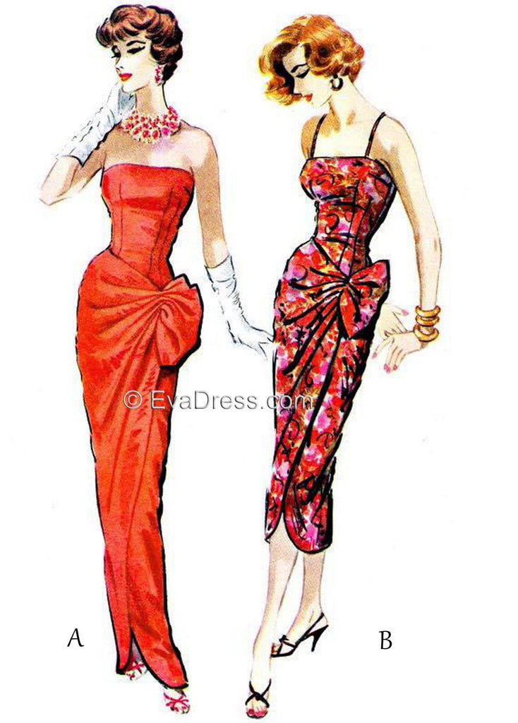 Pattern Tour, E50-4425 1957 Side Tie Dress