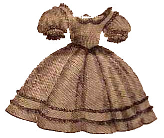 1862 Girl's Dress, D60-1114
