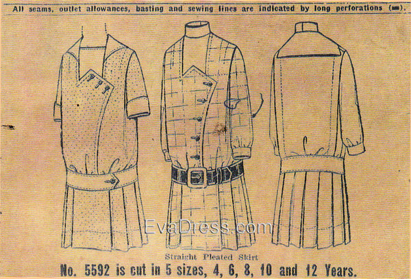 1910's Girl's Dress, D10-5592