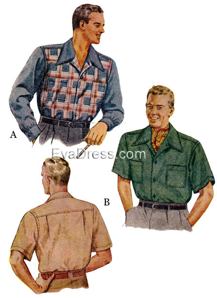 1945 Men's Shirts S40-6166
