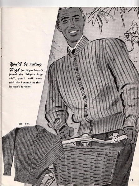 1942 Original Hand Knits by Beehive Sweaters for Men