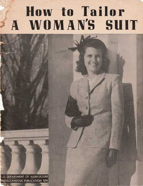 1946 How to Tailor a Woman's Suit Magazine by U.S. Dept. of Agriculture (Reproduction)