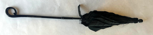 Victorian Folding Parasol Unusual Curled Handle