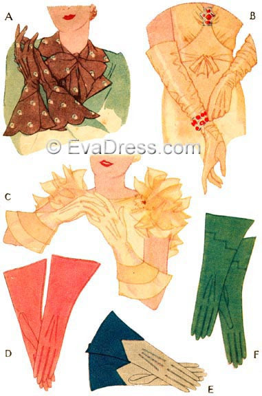 1933 Dressmaker Gloves Acc30-117