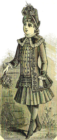 1885 Girl's Dress, D80-11