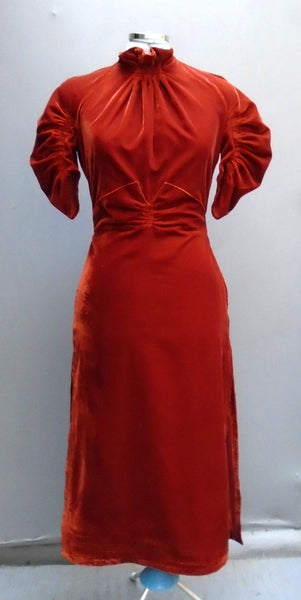 1936 Day or Evening Tunic Dress D30-2089