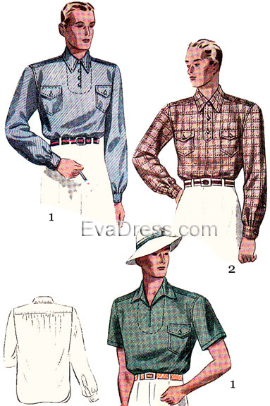 1939 Men's Sports Shirts S30-3090