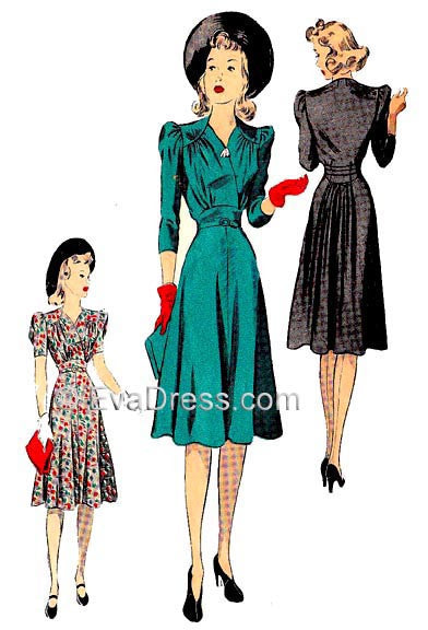 1940 Dress D40-5087