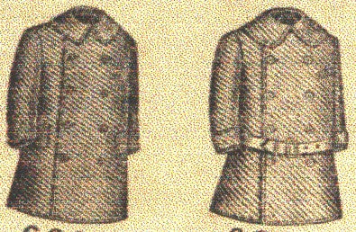 1898 Child's Pea Coat, C90-6299