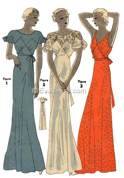 1933 Nightgowns NL30-7121