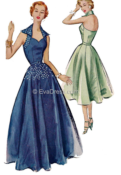 1953 Evening Gown E50-9508
