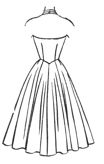 1954 Evening Dress E50-9662