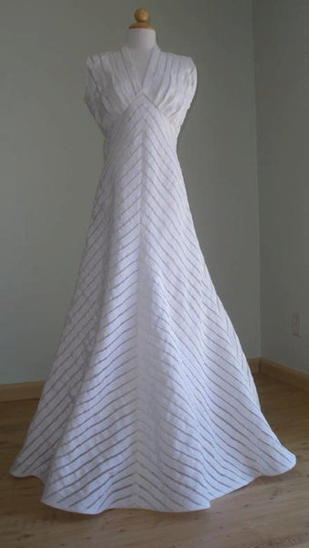 'Ribbon' gown made from modified version of this pattern.